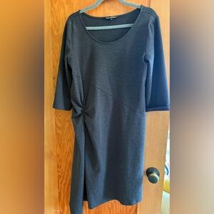 Karen Klein Black Dress with Knot Detail